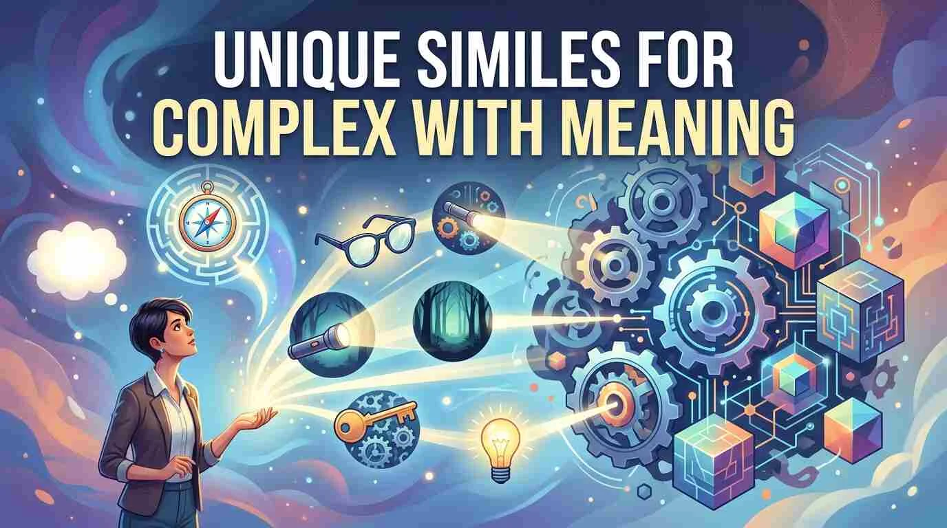 Unique Similes For Complex with Meaning