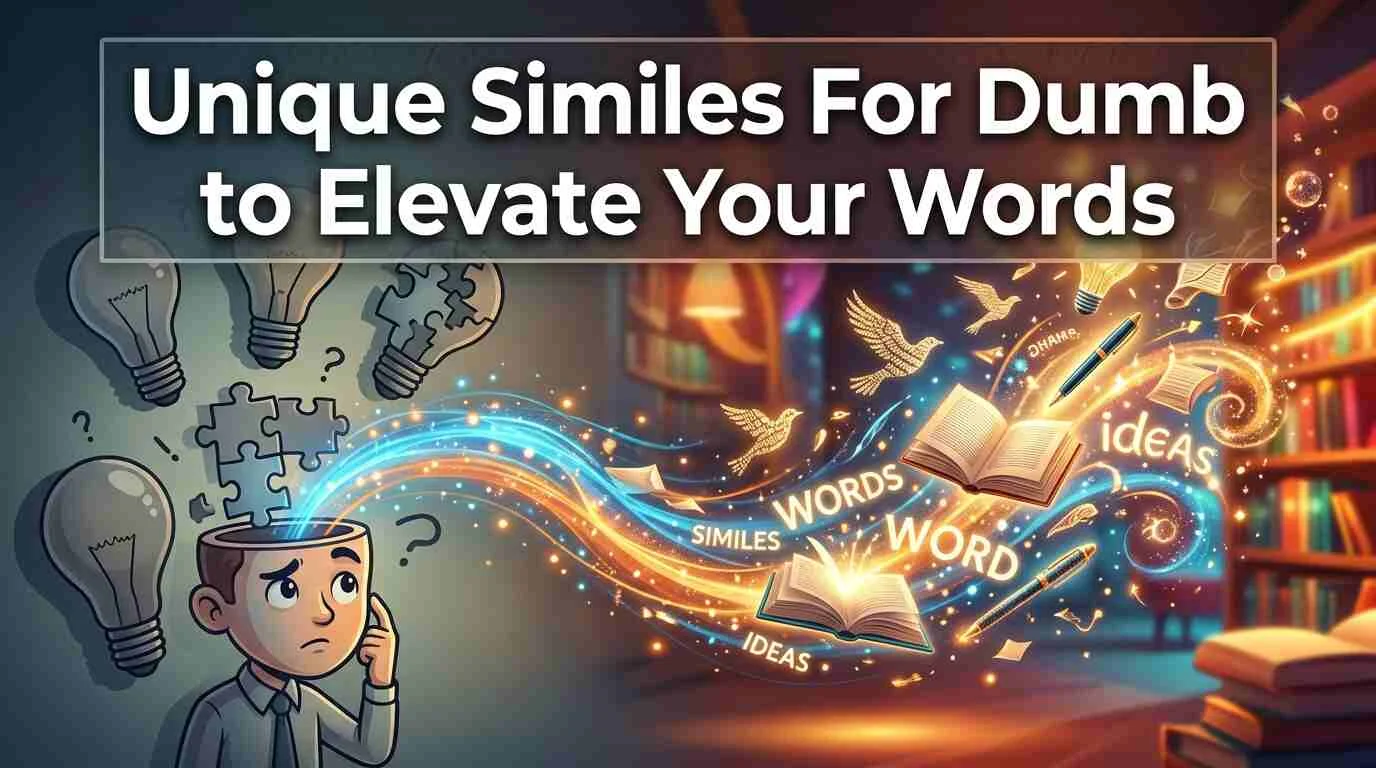 Unique Similes For Dumb to Elevate Your Words