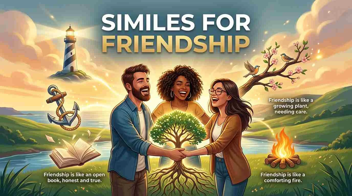 Unique Similes For Friendship to Elevate Your Words