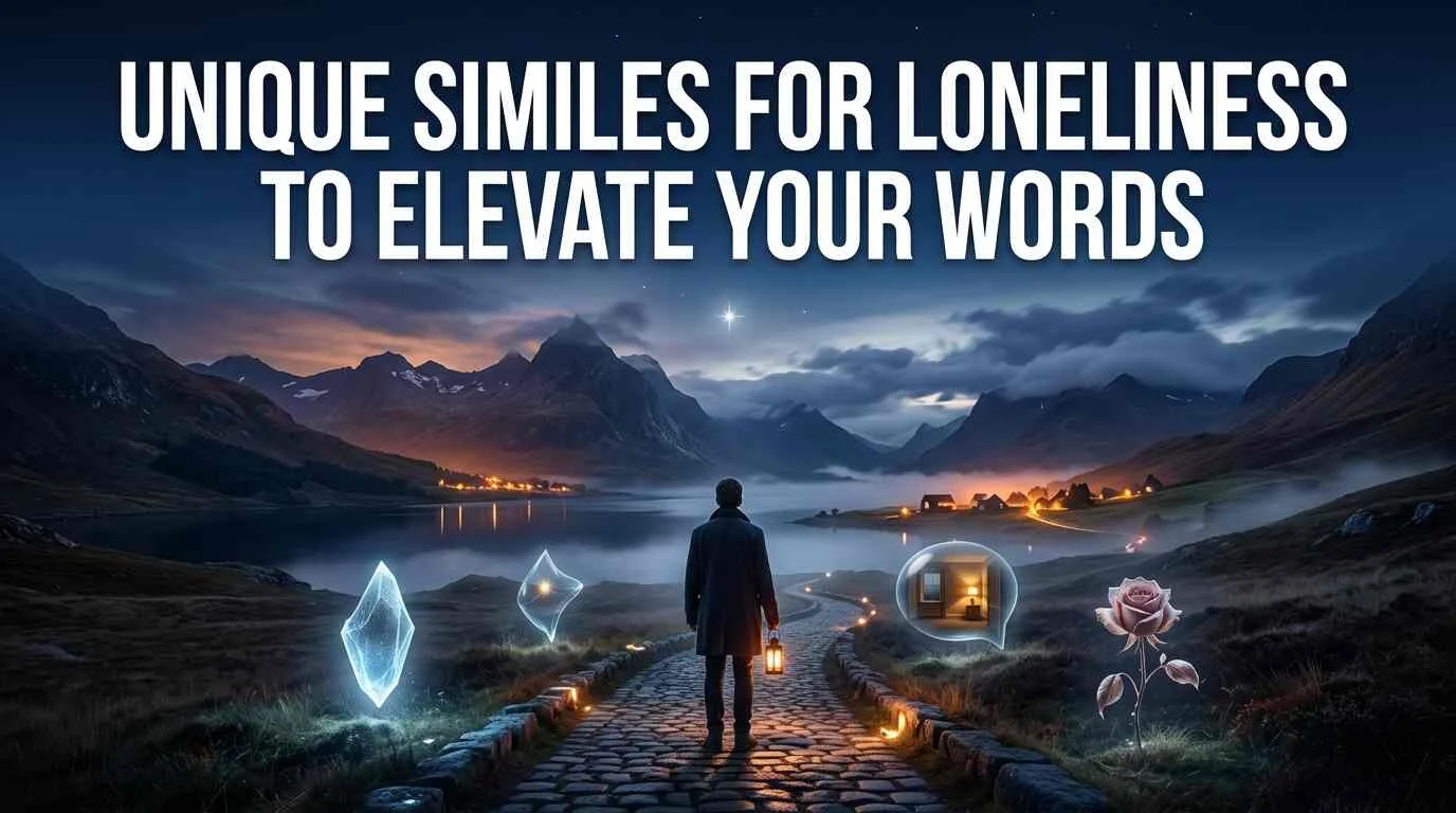 Unique Similes for Loneliness to Elevate Your Words
