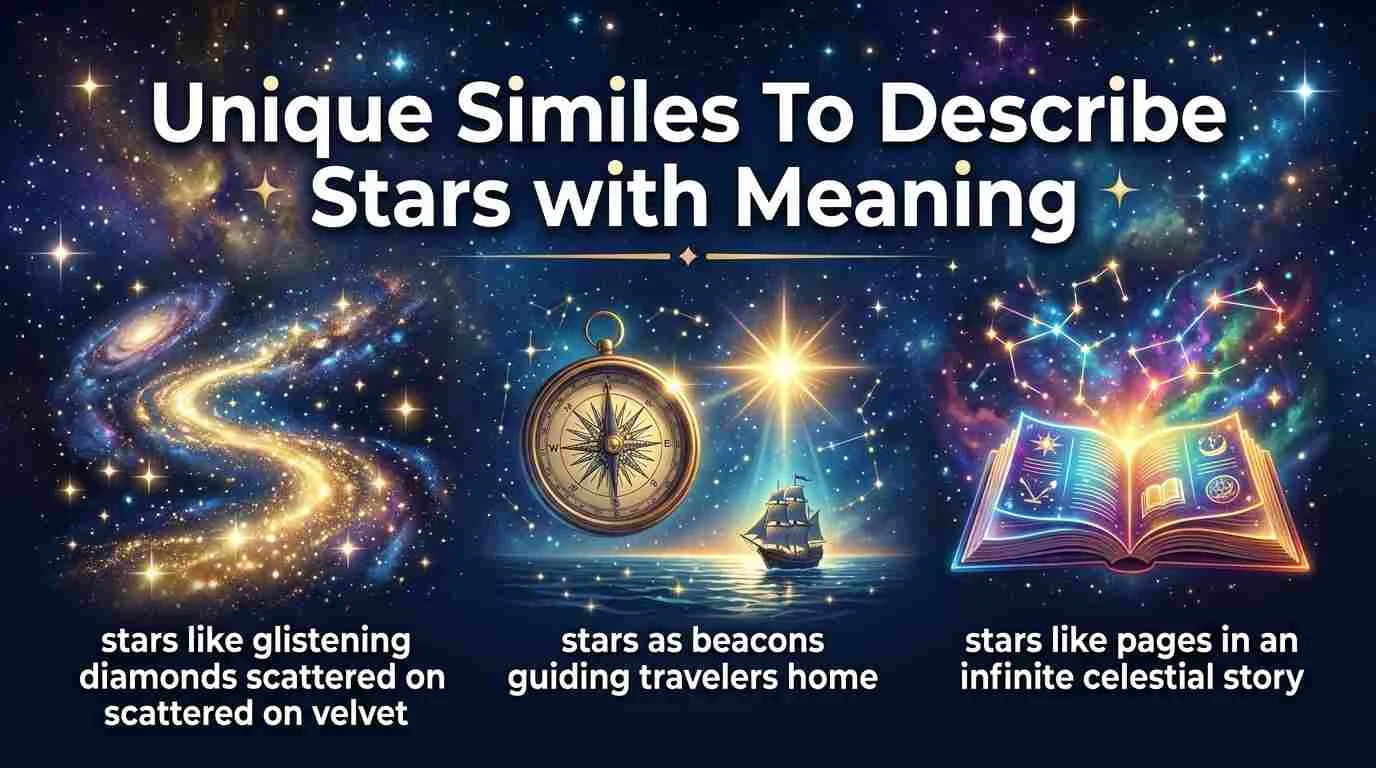 Unique Similes To Describe Stars with Meaning