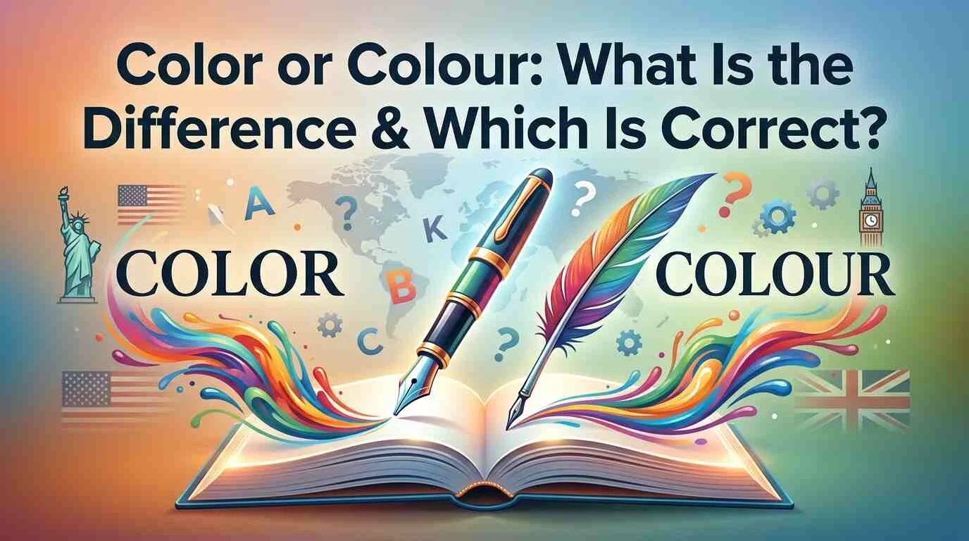 Color or Colour: What Is the Difference & Which Is Correct?