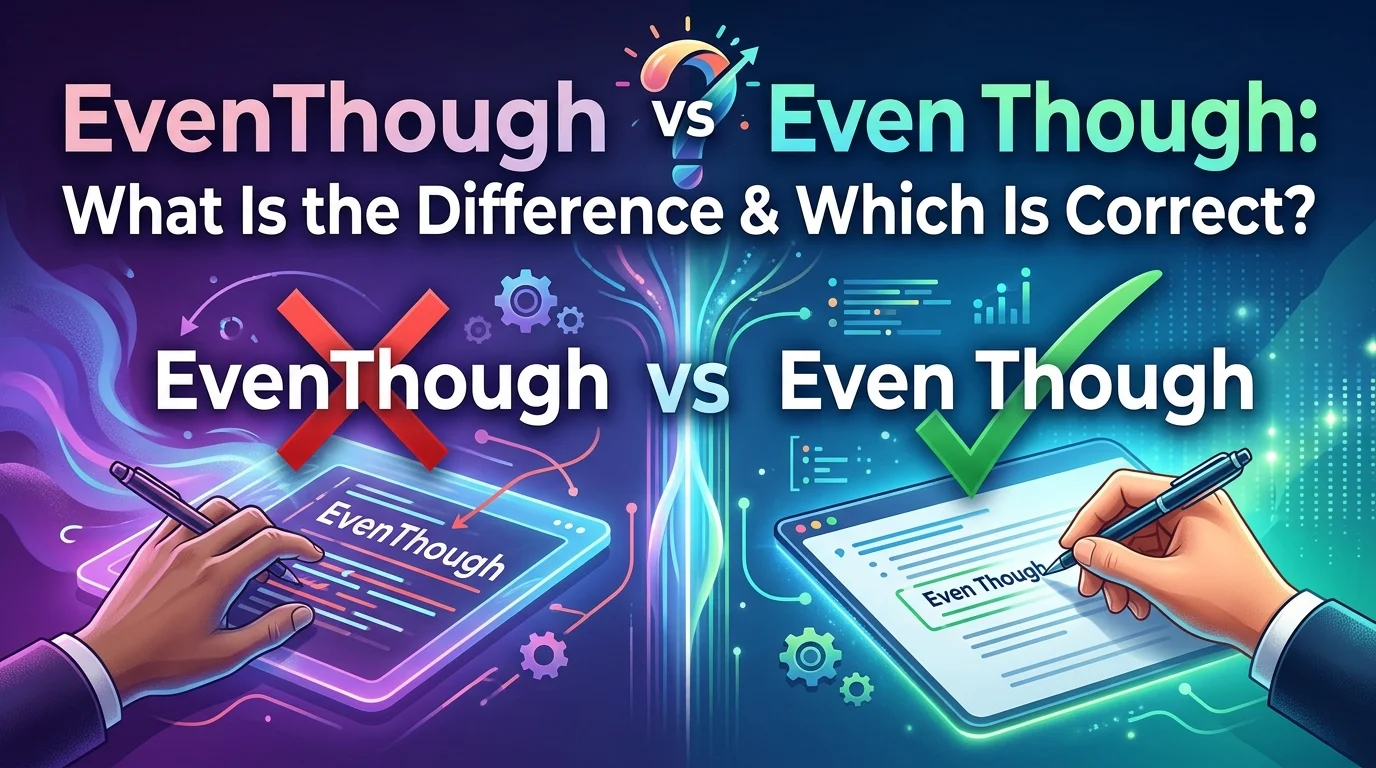 EvenThough vs Even Though: What Is the Difference & Which Is Correct?