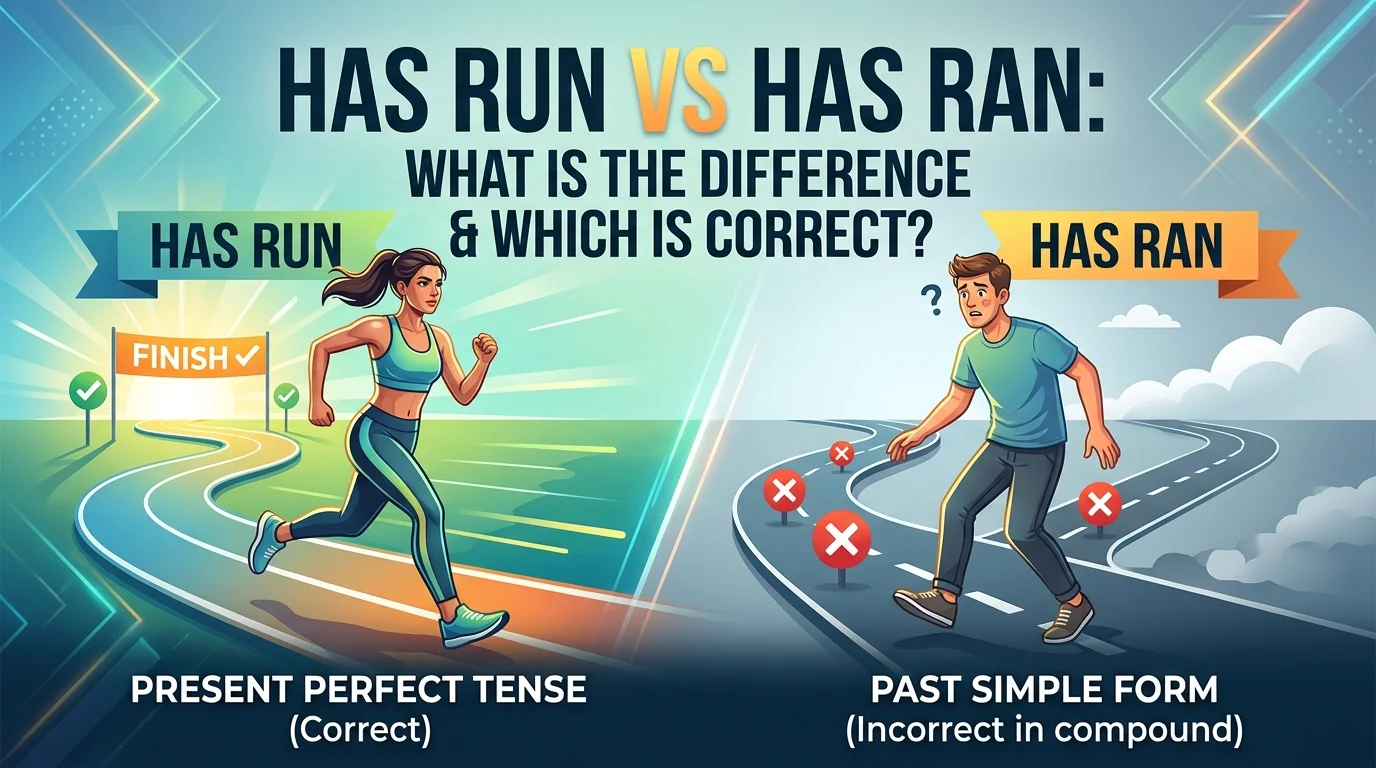 Has Run Vs Has Ran: What Is the Difference & Which Is Correct?