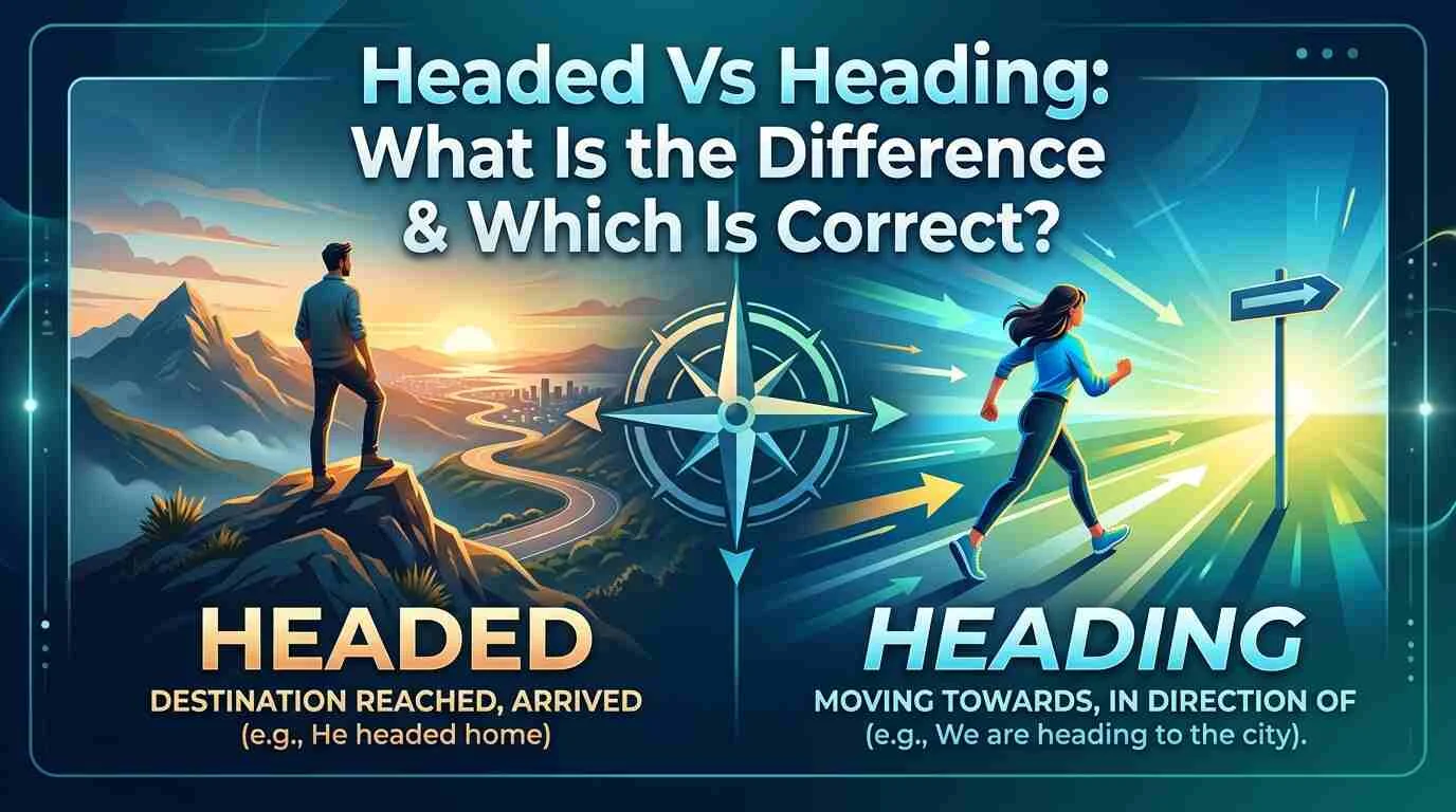 Headed Vs Heading: What Is the Difference & Which Is Correct?