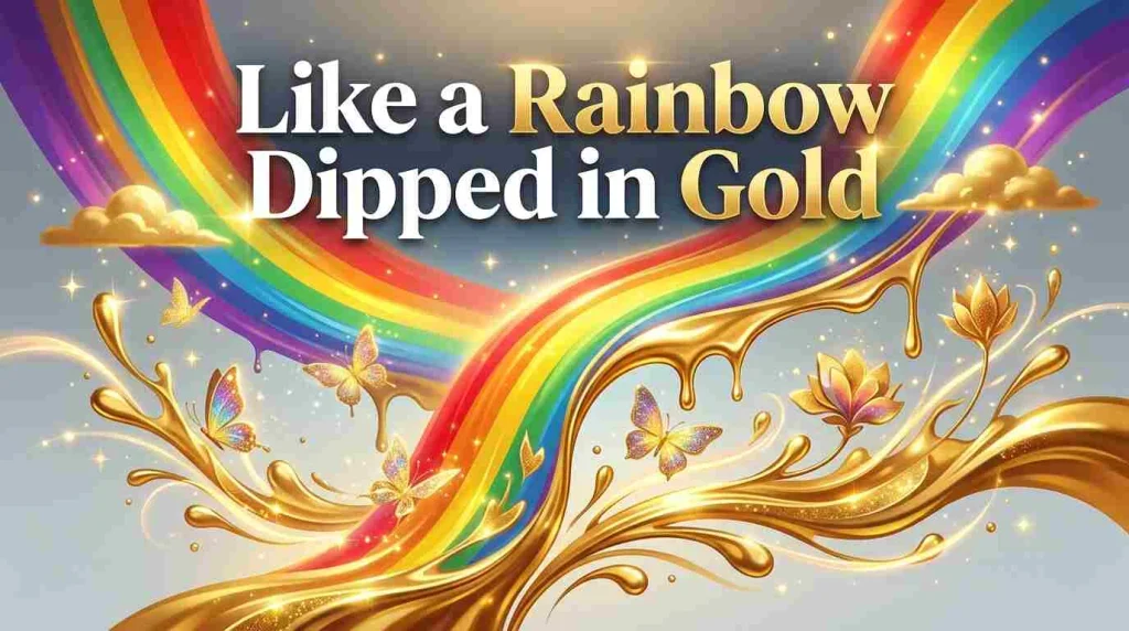 Like a Rainbow Dipped in Gold