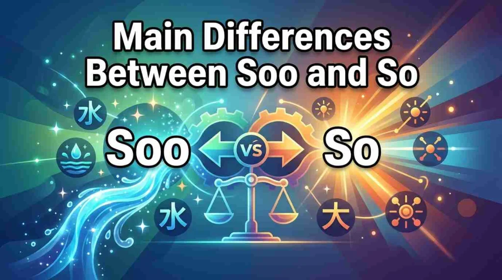 Main Differences Between Soo and So