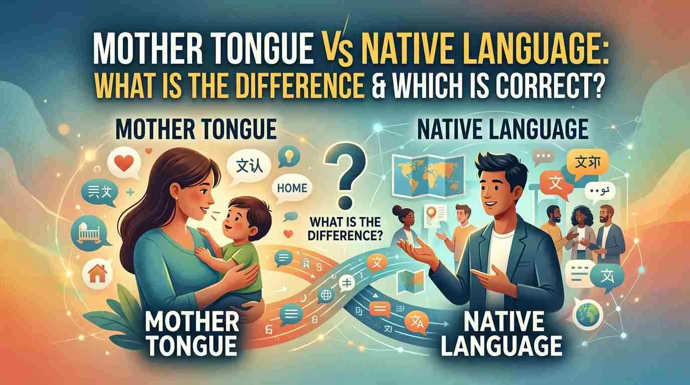 Mother Tongue Vs Native Language: What is the Difference & Which is Correct?