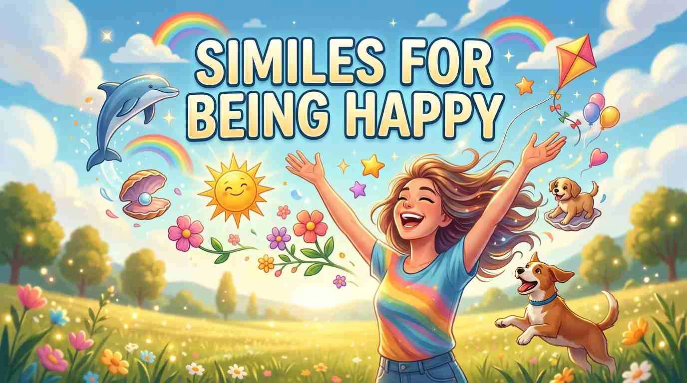 Similes For Being Happy to Elevate Your Words