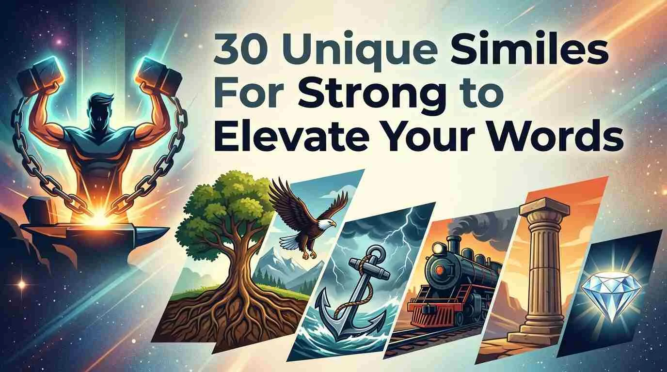 30 Unique Similes For Strong to Elevate Your Words