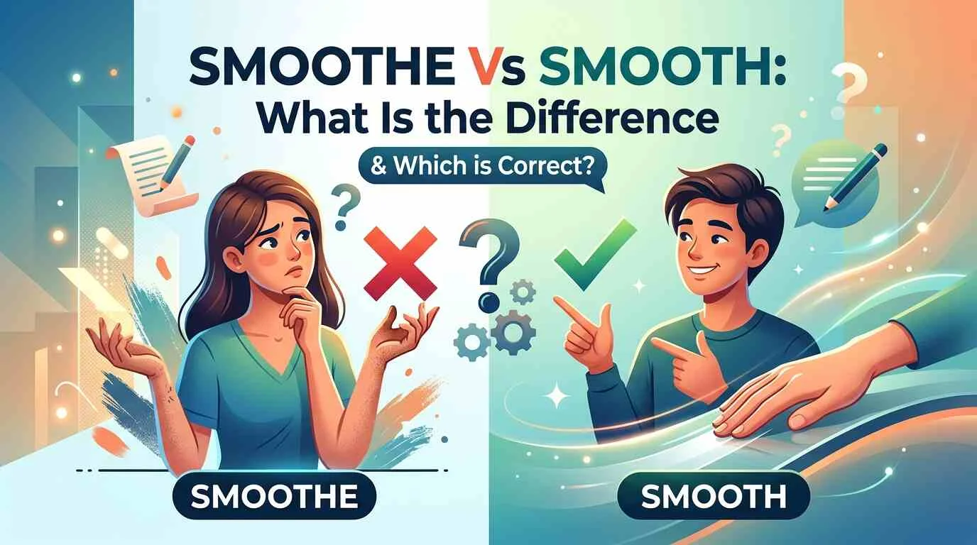 Smoothe Vs Smooth: What Is the Difference & Which Is Correct?