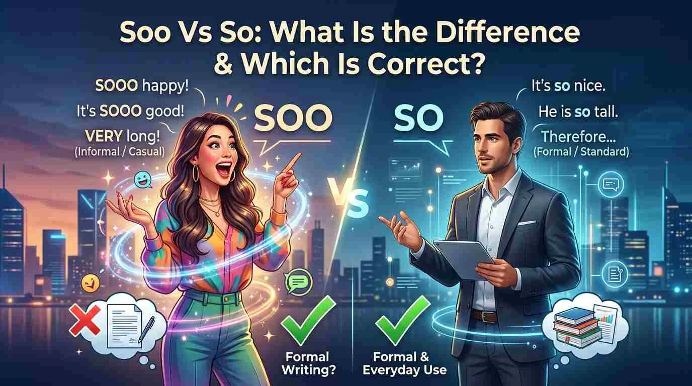 Soo Vs So: What Is the Difference & Which Is Correct?