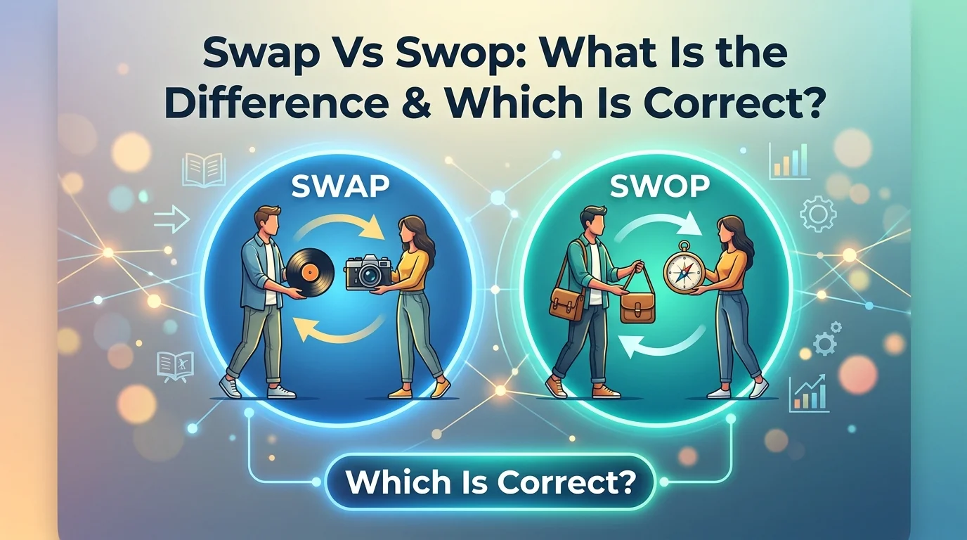 Swap Vs Swop: What Is the Difference & Which Is Correct?
