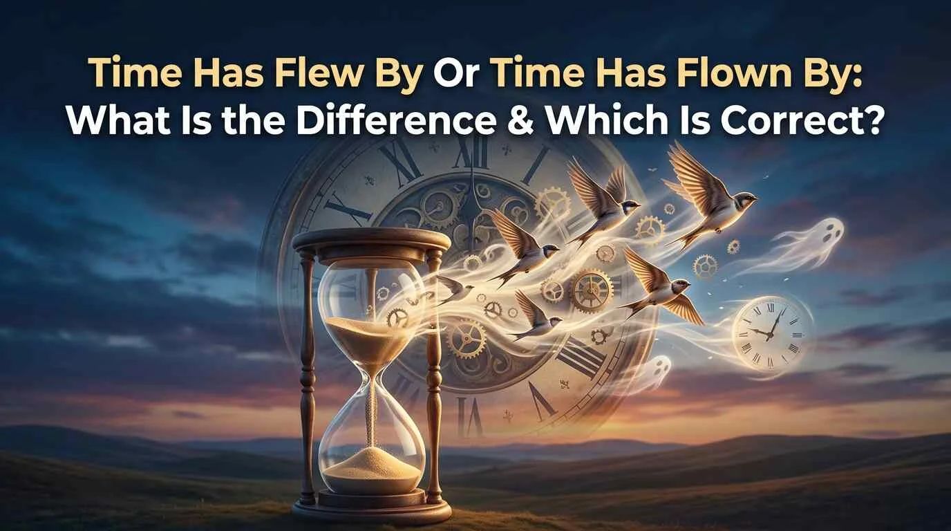 Time Has Flew By Or Time Has Flown By: What Is the Difference & Which Is Correct?