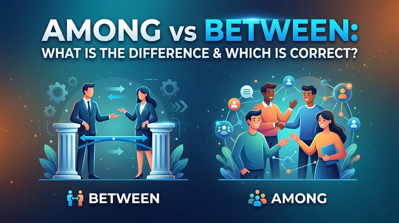 Among vs Between: What Is the Difference & Which Is Correct?