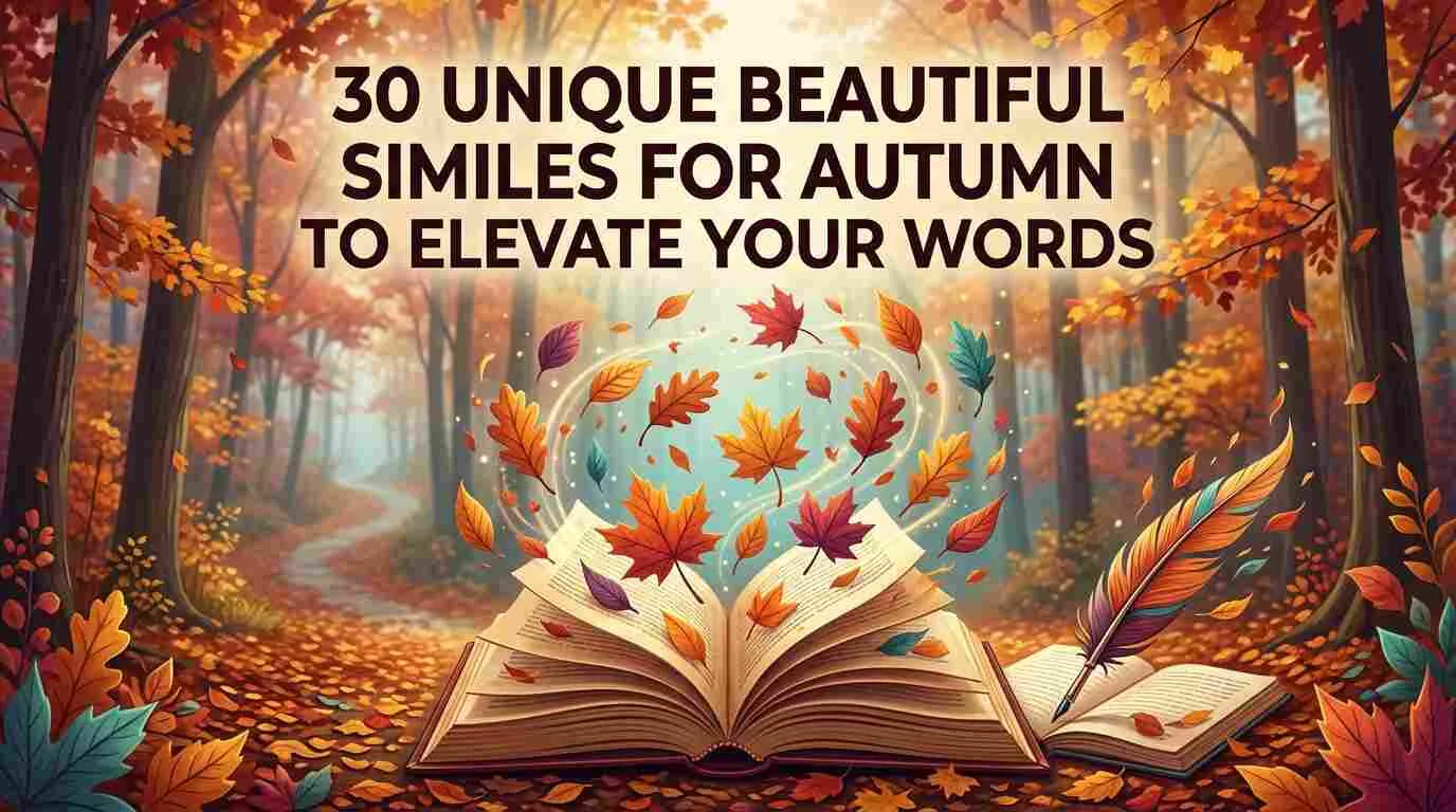 Beautiful Similes For Autumn to Elevate Your Words