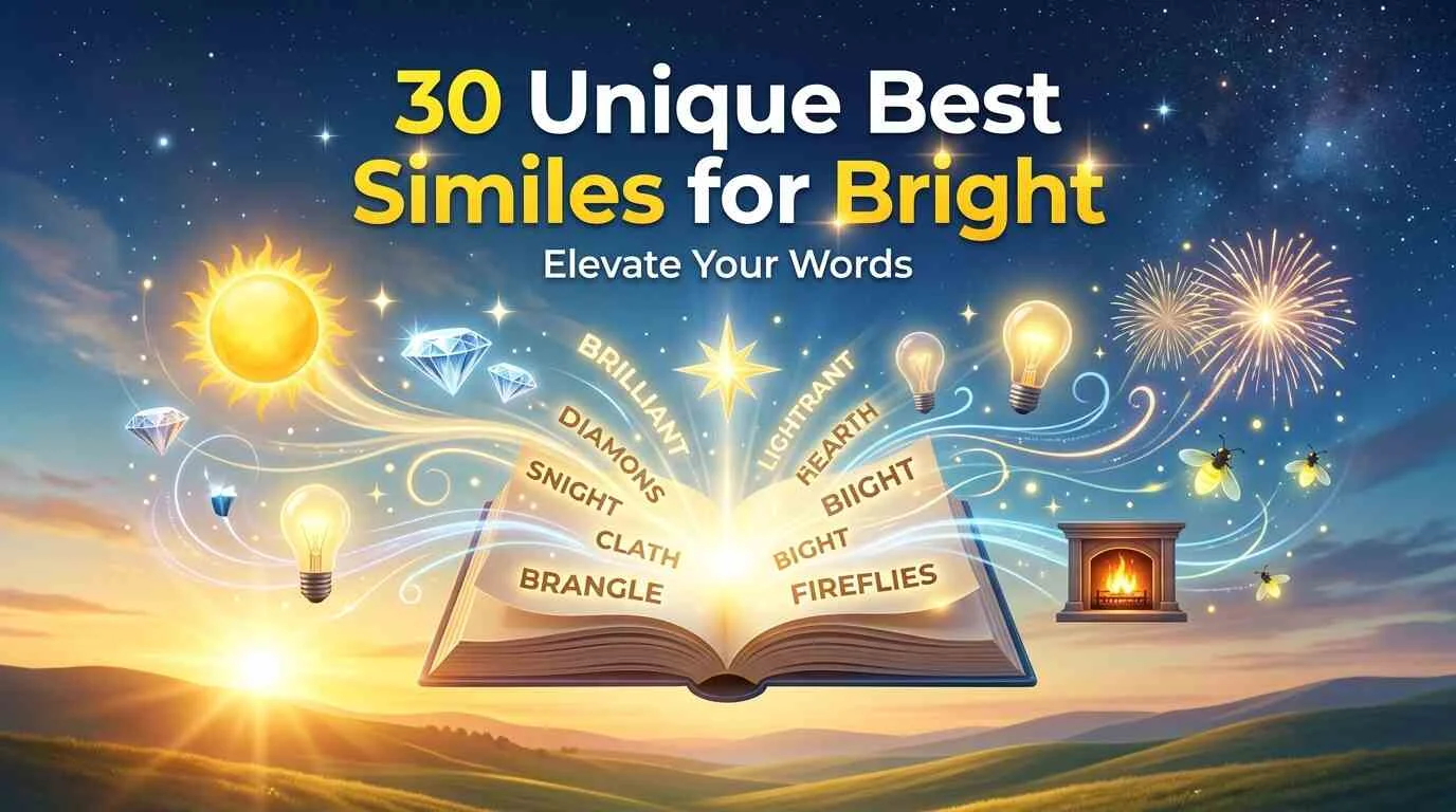 Unique Best Similes for Bright to Elevate Your Words