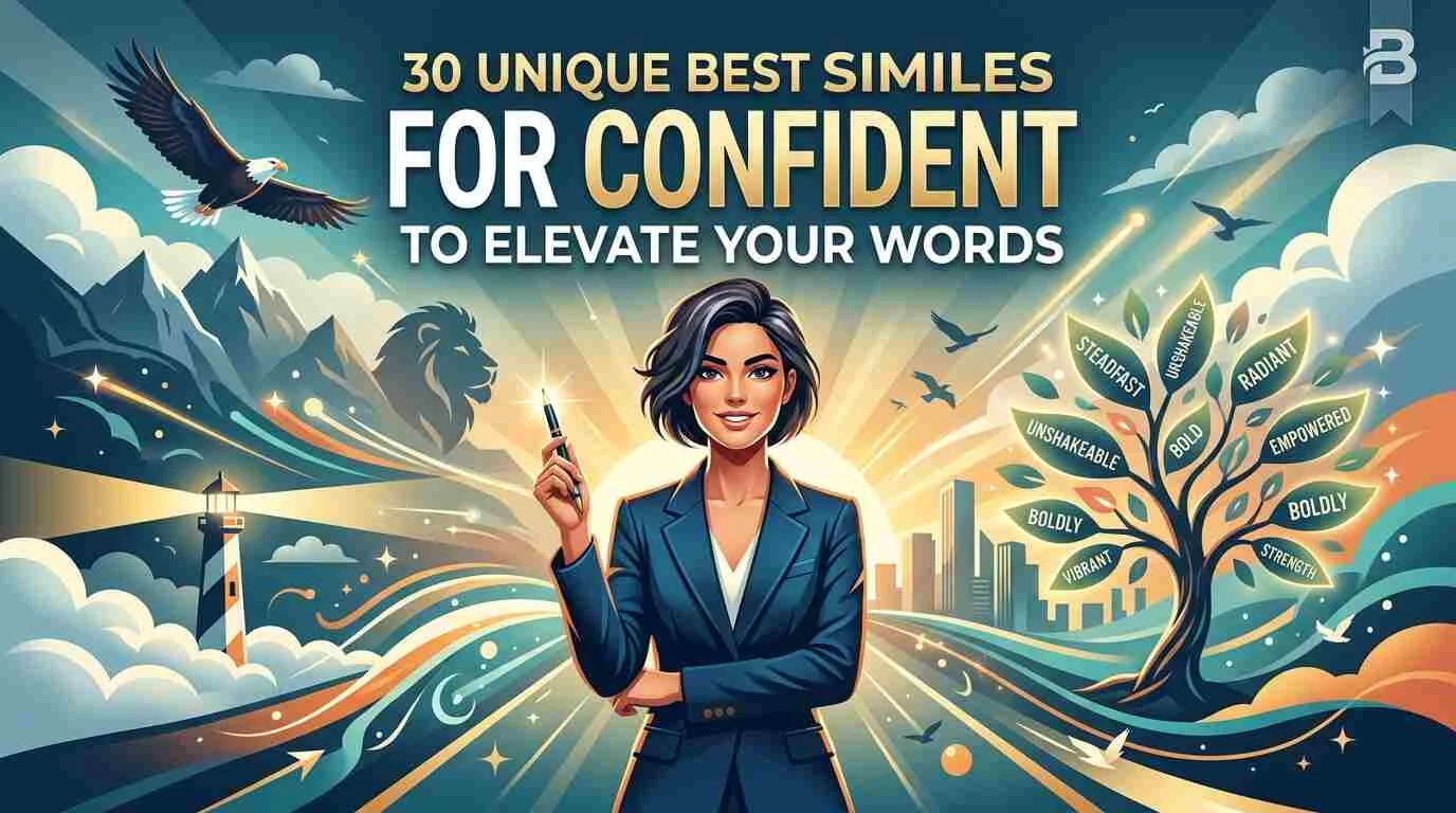 Unique Best Similes for Confident to Elevate Your Words