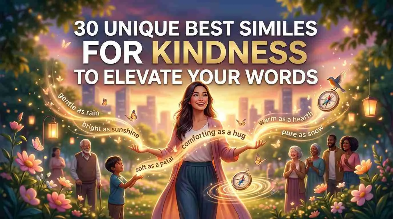 Unique Best Similes For Kindness to Elevate Your Words
