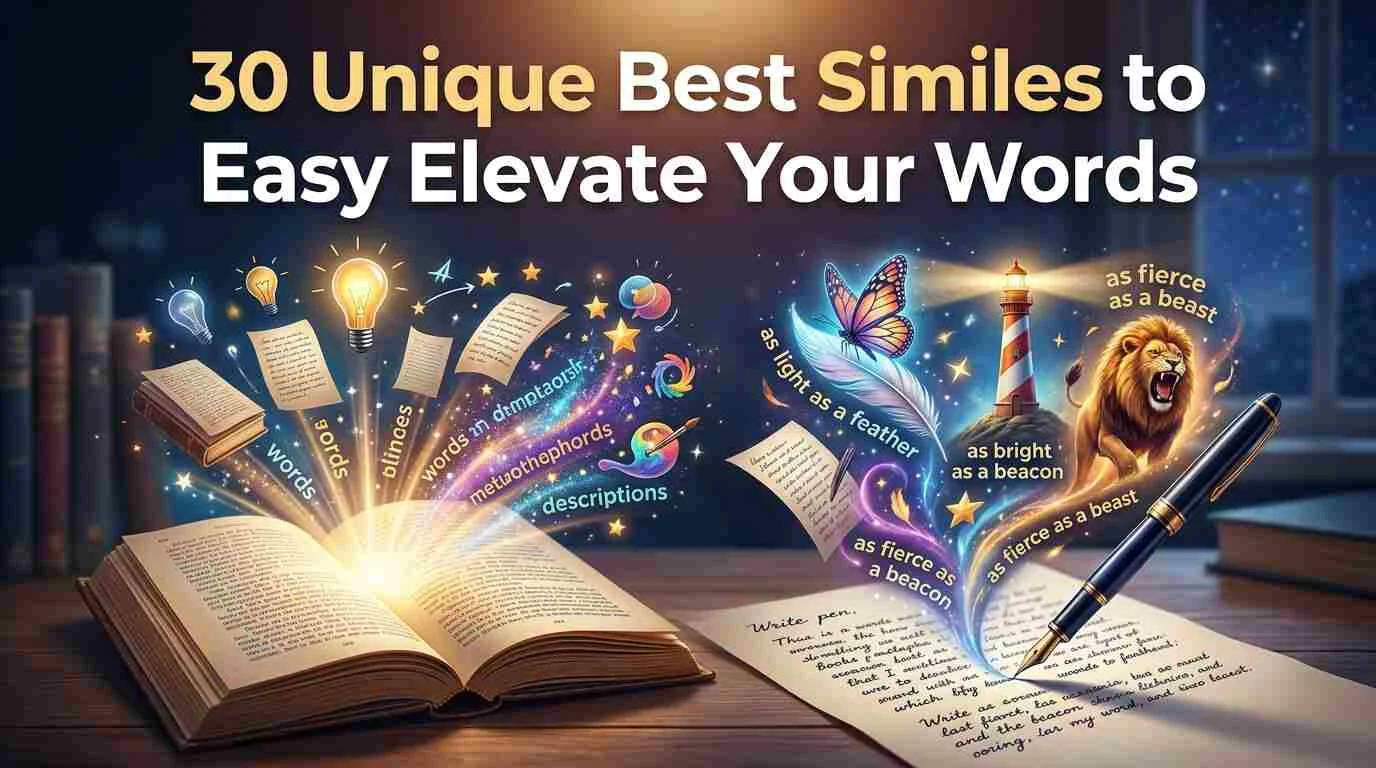 Best Similes to Easy Elevate Your Words