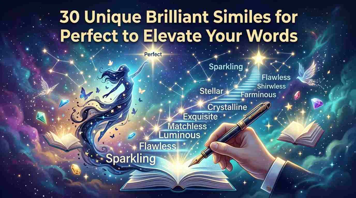 Unique Brilliant Similes for Perfect to Elevate Your Words