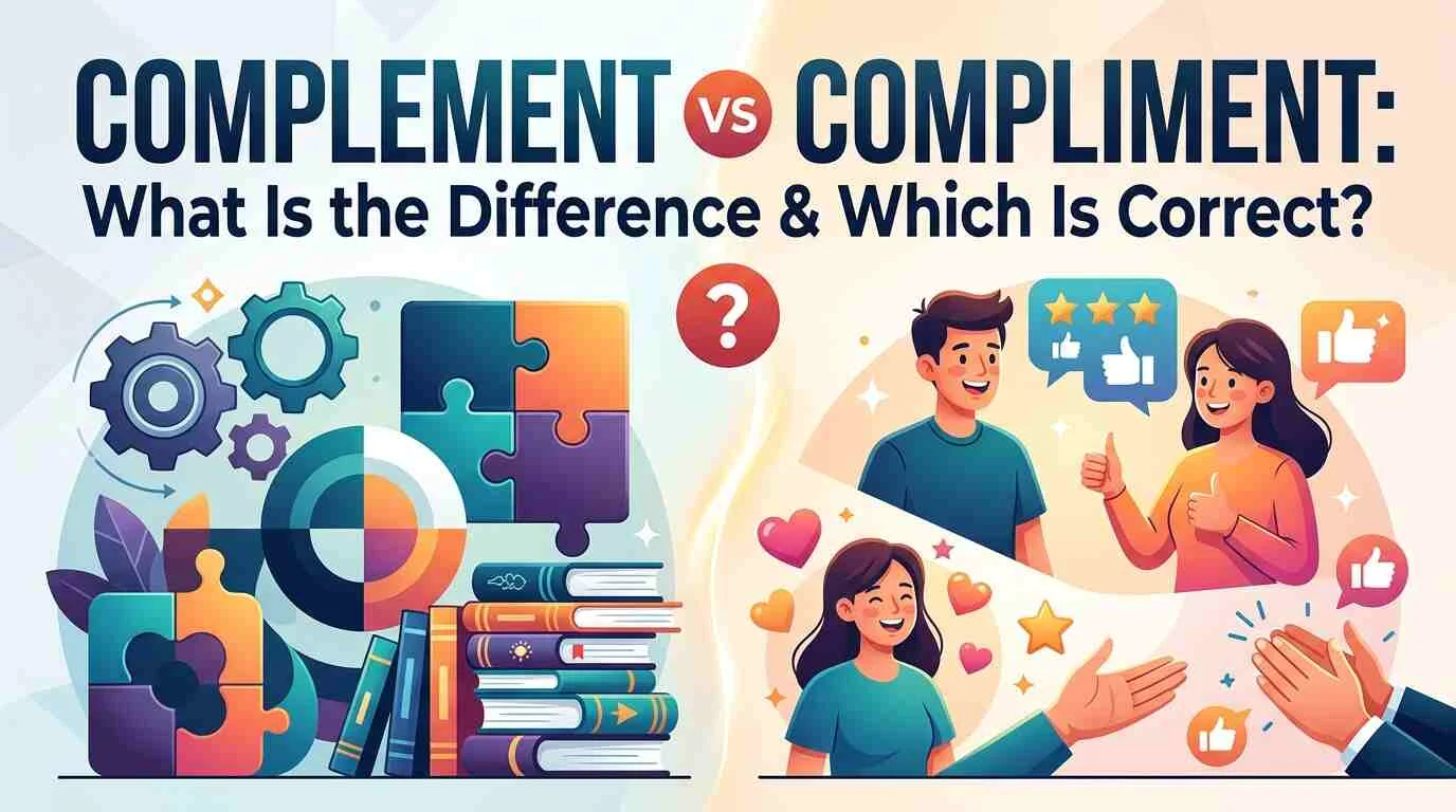 Complement vs Compliment: What Is the Difference & Which Is Correct?