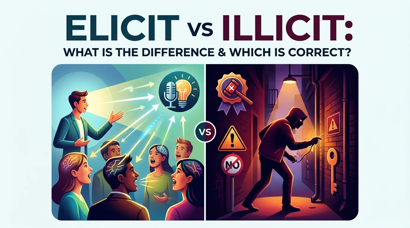 Elicit vs Illicit: What is the Difference & Which is Correct?