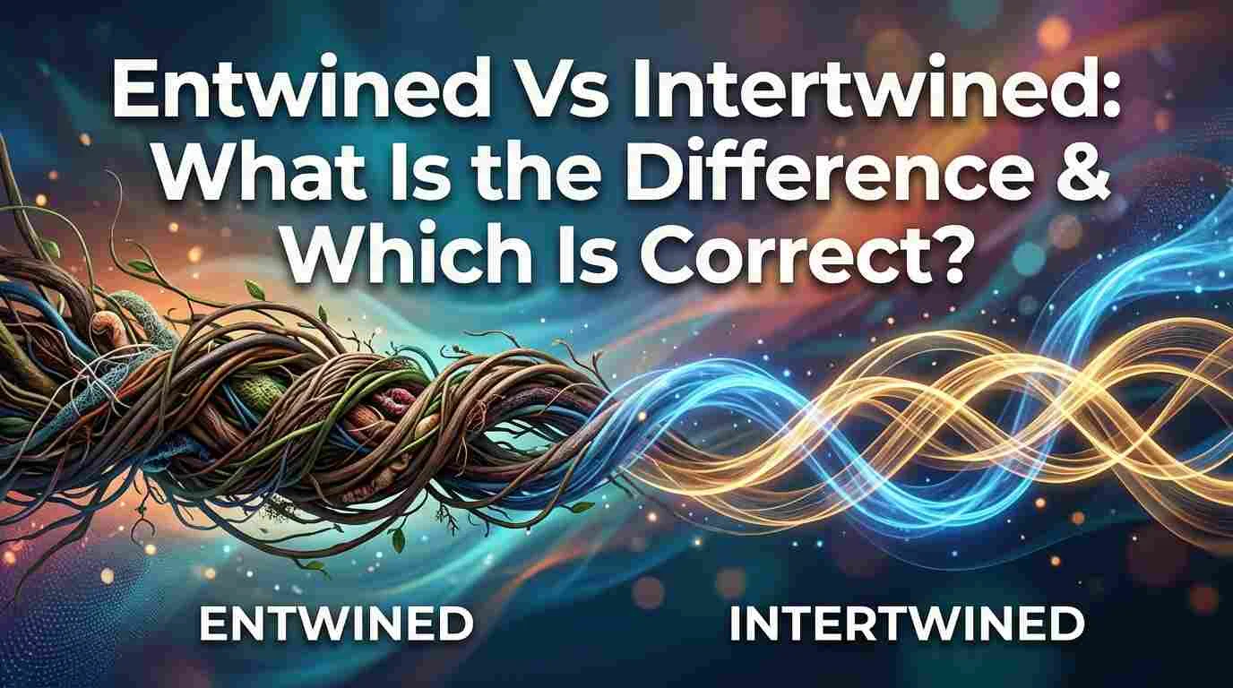 Entwined Vs Intertwined: What Is the Difference & Which Is Correct?