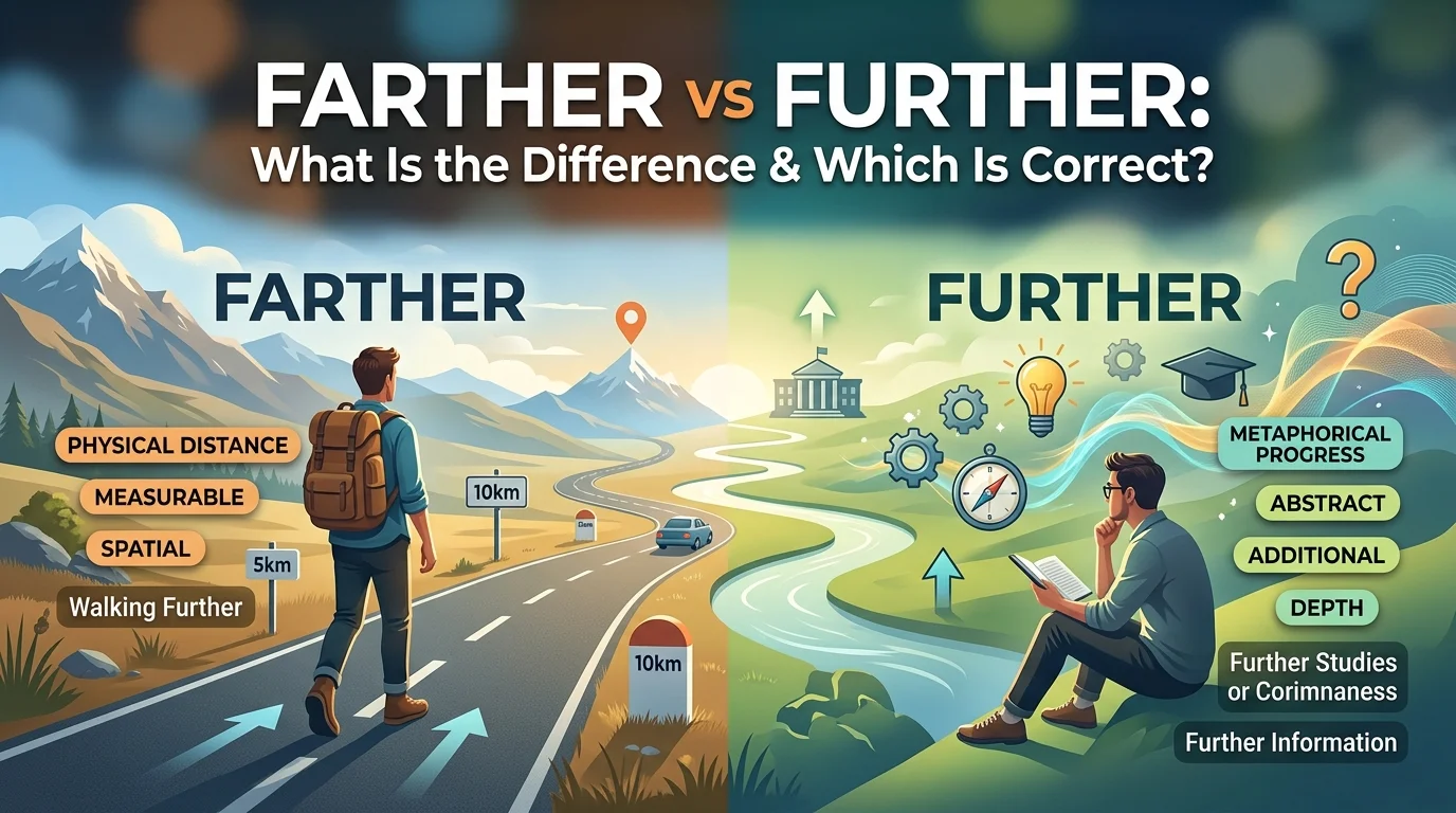 Farther vs Further: What Is the Difference & Which Is Correct?