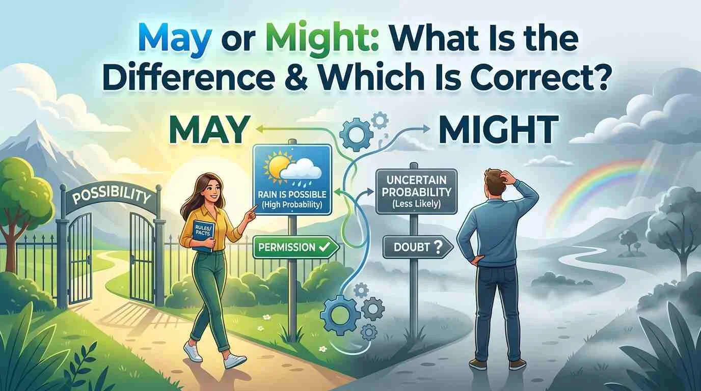 May or Might: What Is the Difference & Which Is Correct?