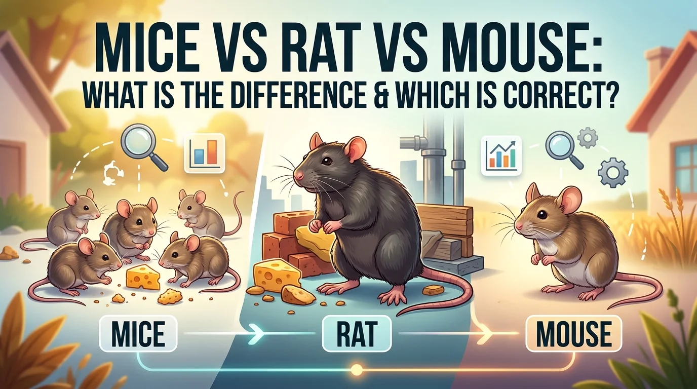 Mice vs Rat vs Mouse: What is the Difference & Which is Correct?