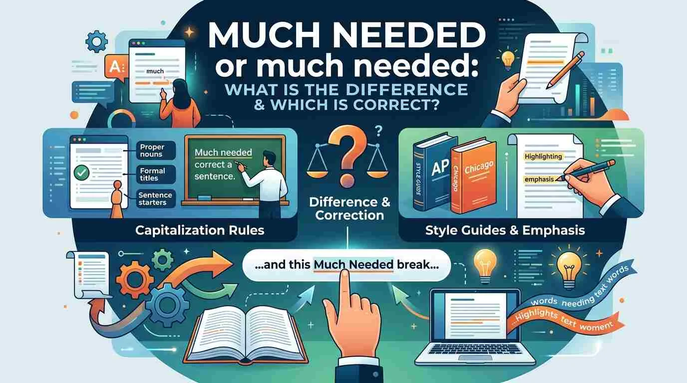 Much Needed Or much needed: Which Is Correct?