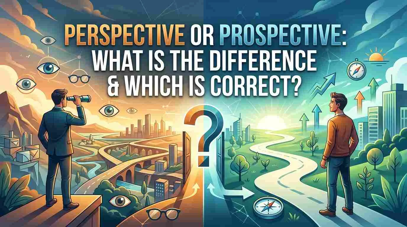 Perspective or Prospective: What is the Difference & Which is Correct?