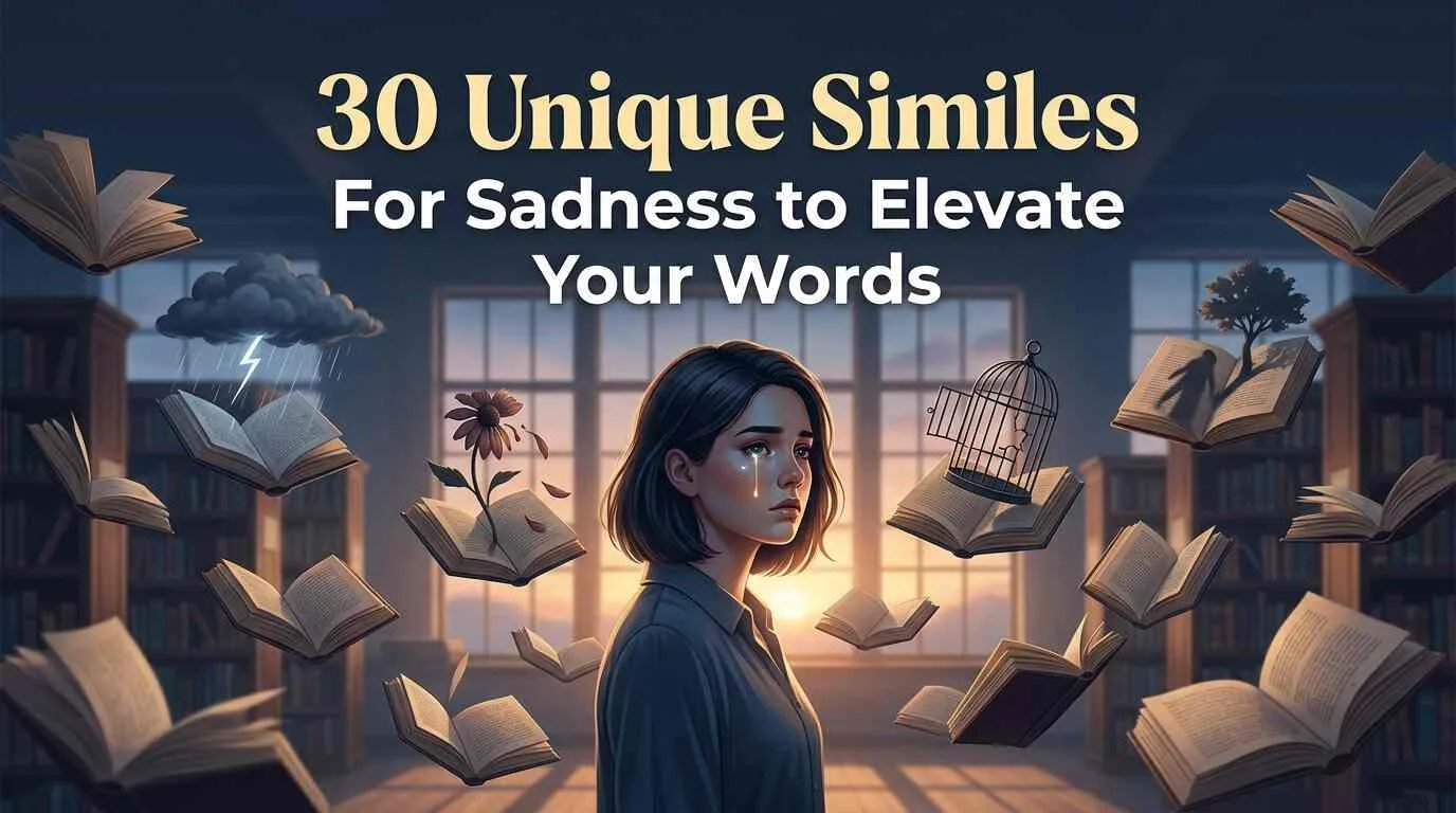 Unique Similes For Sadness to Elevate Your Words