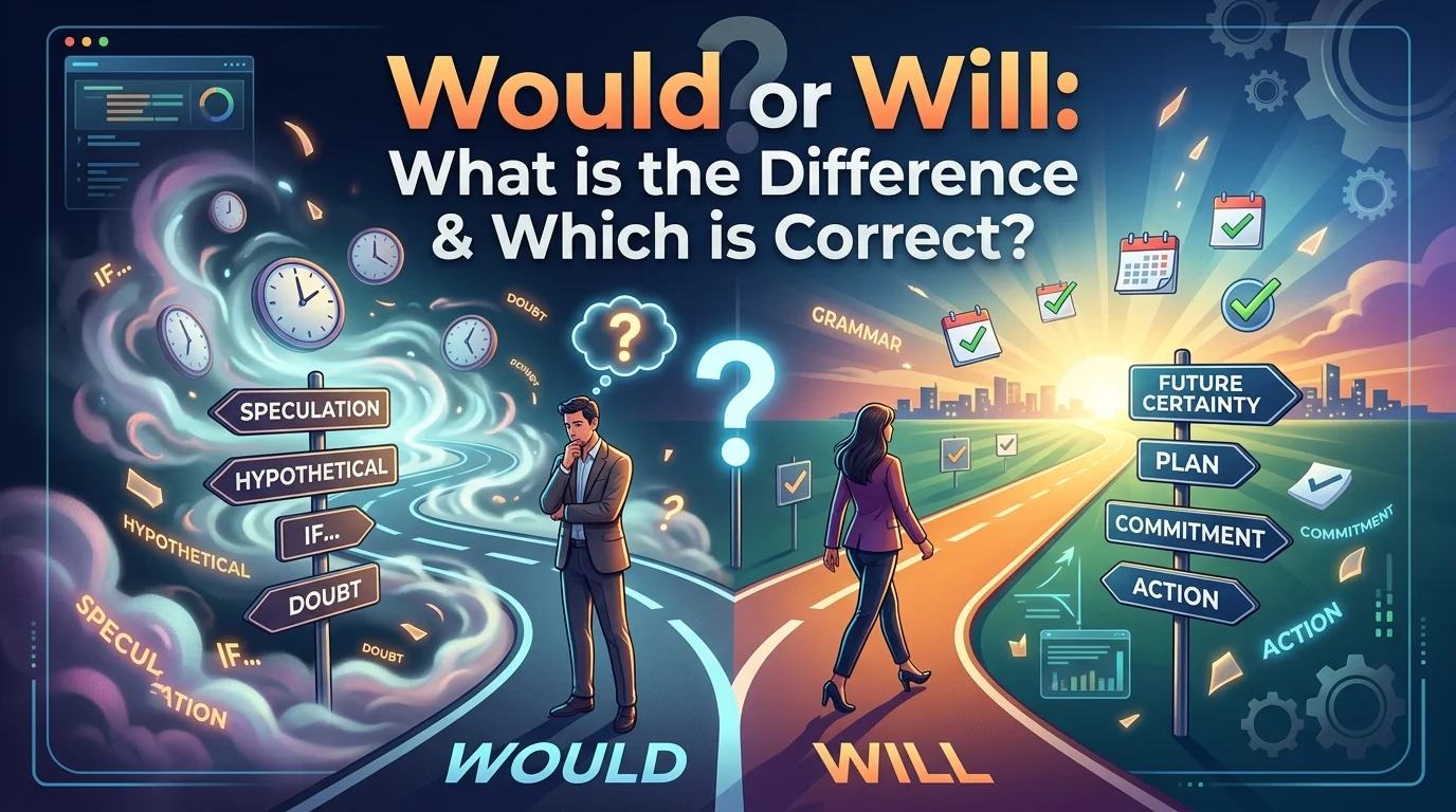 Would or Will: What is the Difference & Which is Correct?